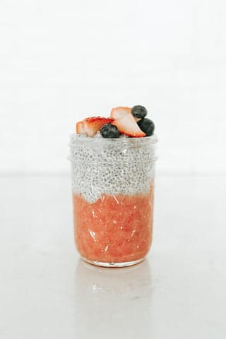 Strawberry Chia Seed Parfait