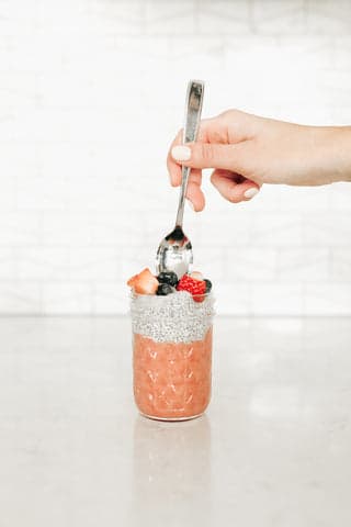 Strawberry Chia Seed Parfait
