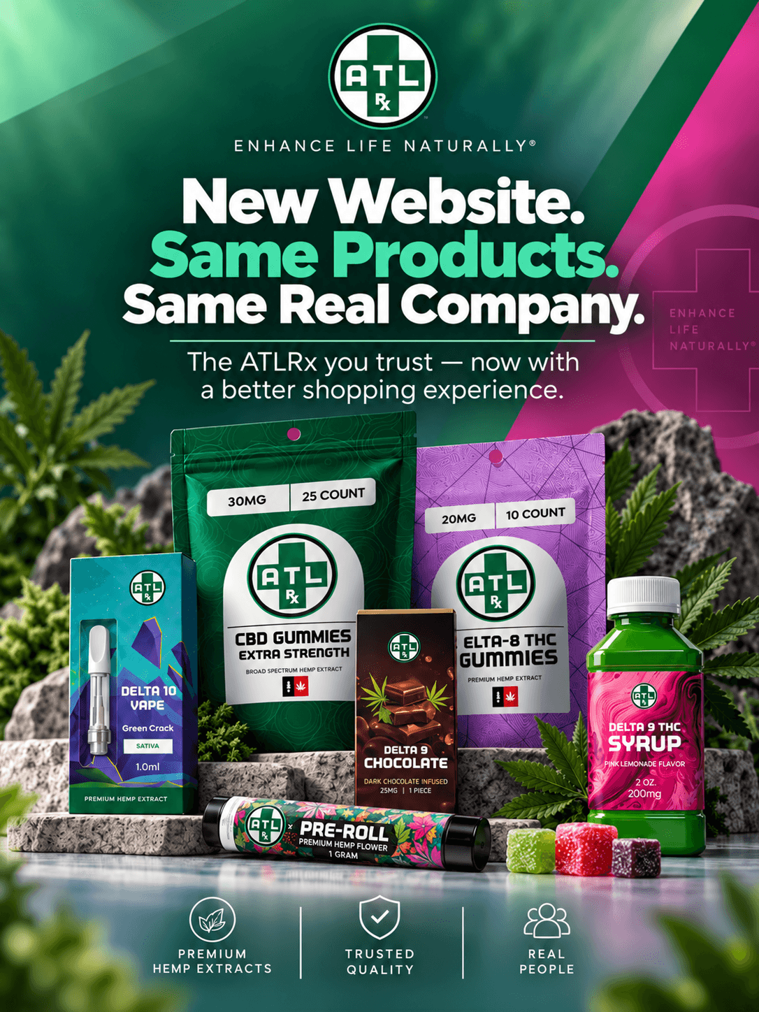 New Website. Same ATLRx.