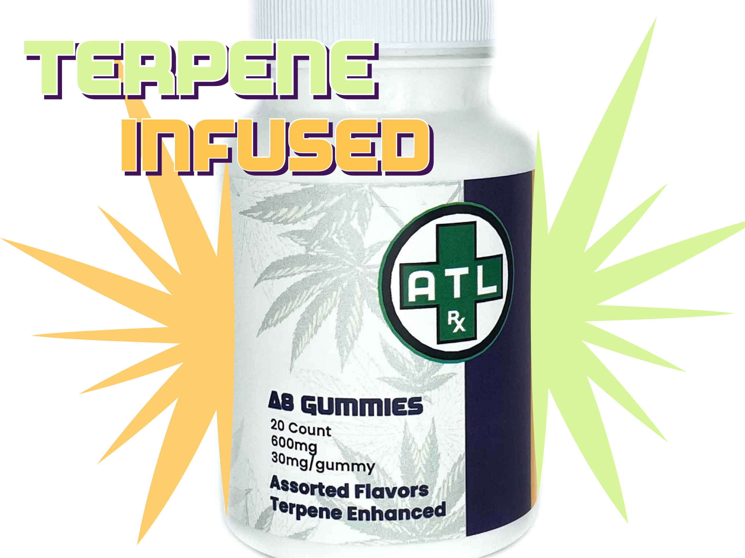 Introducing ATLRx Terpene Infused Delta 8 Gummies