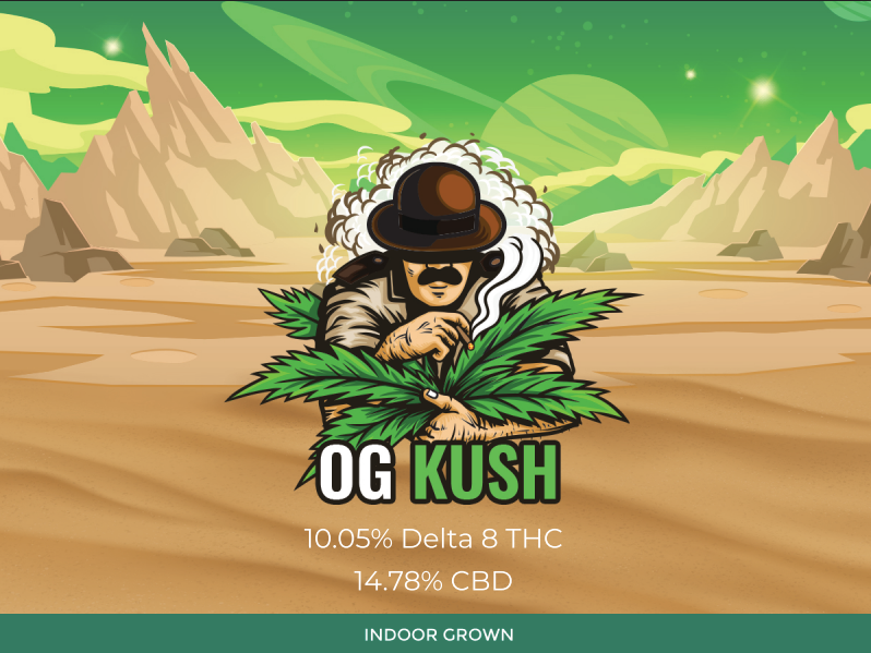 Indoor Grown OG Kush Delta 8 THC