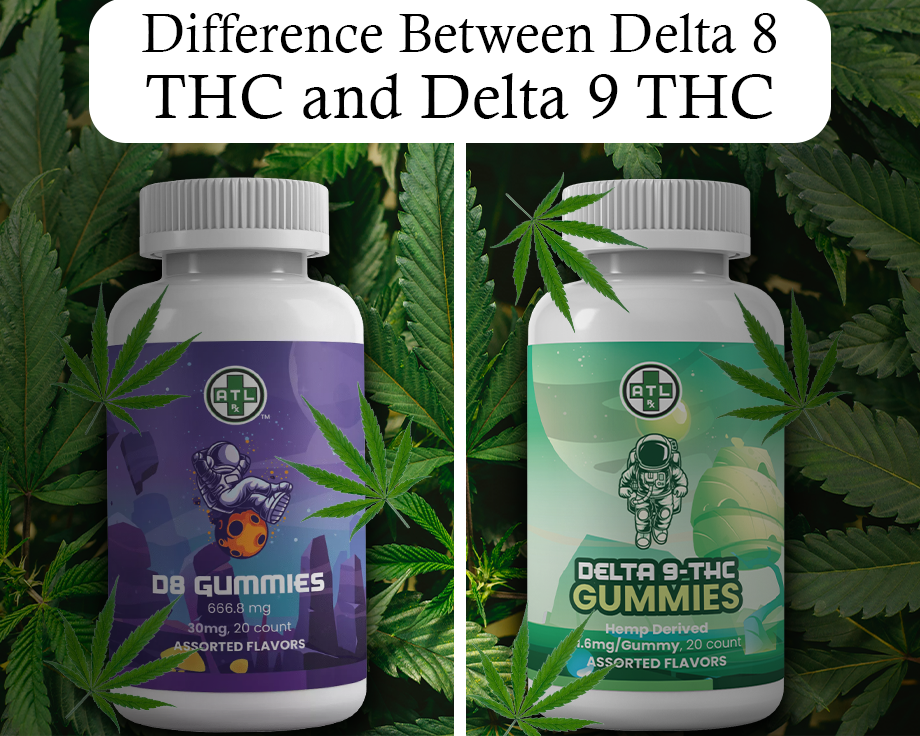 ATLRx Delta 8 THC & Delta 9 THC product comparison