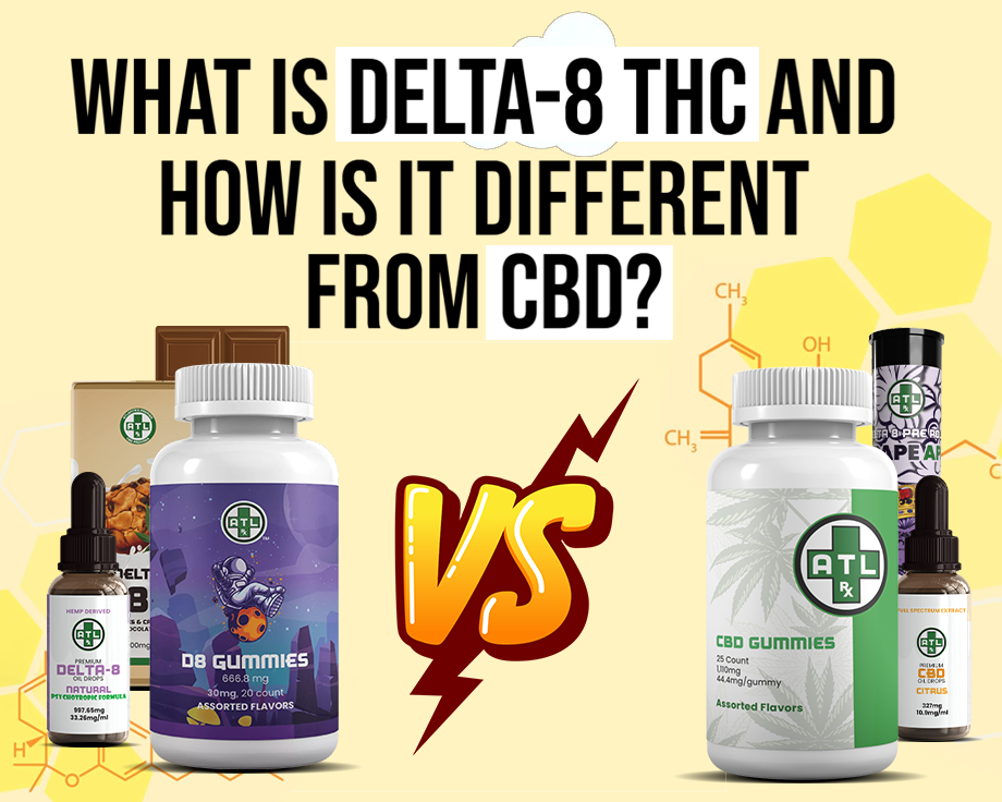 What Is Delta-8 THC and How Is It Different from CBD?