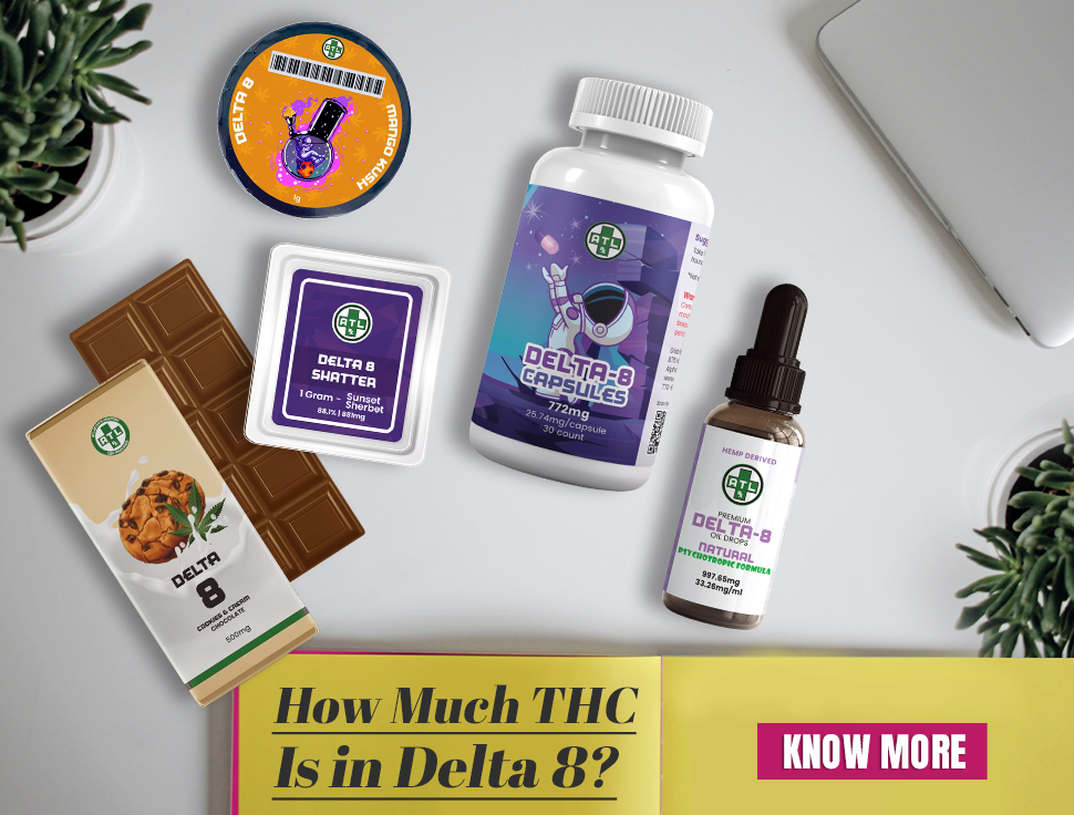 How Much THC Is in Delta 8?
