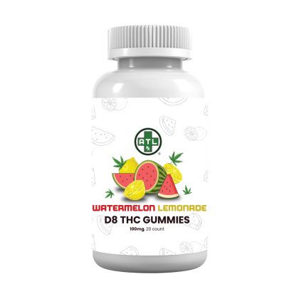 ATLRx Watermelon Lemonade Delta 8 THC Gummies 100mg