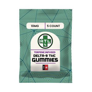 Delta 9 Terpene Infused Gummies 10 MG - Watermelon, 5 Count