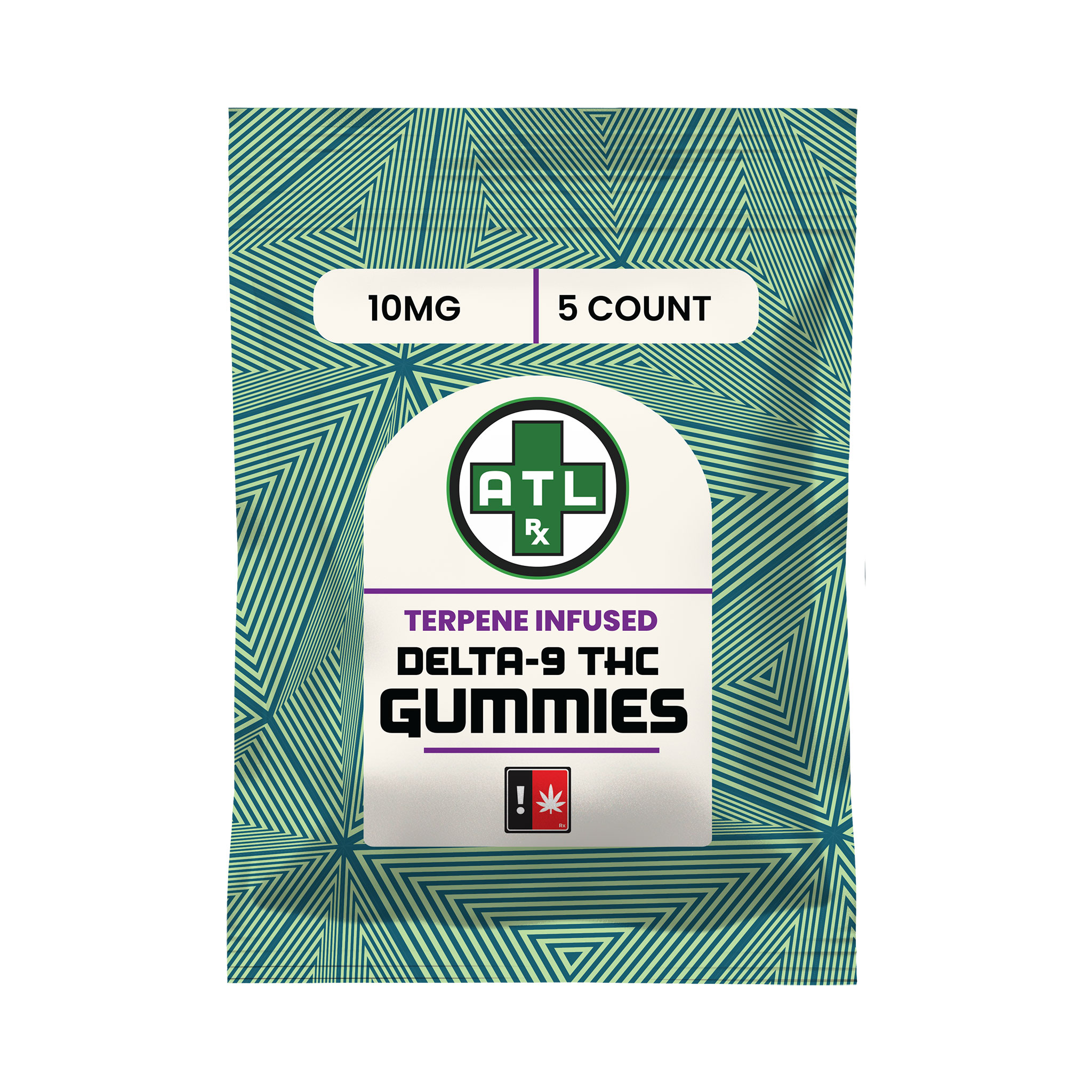 ATLRx Delta 9 Terpene Infused Gummies 10mg -- Lab Results