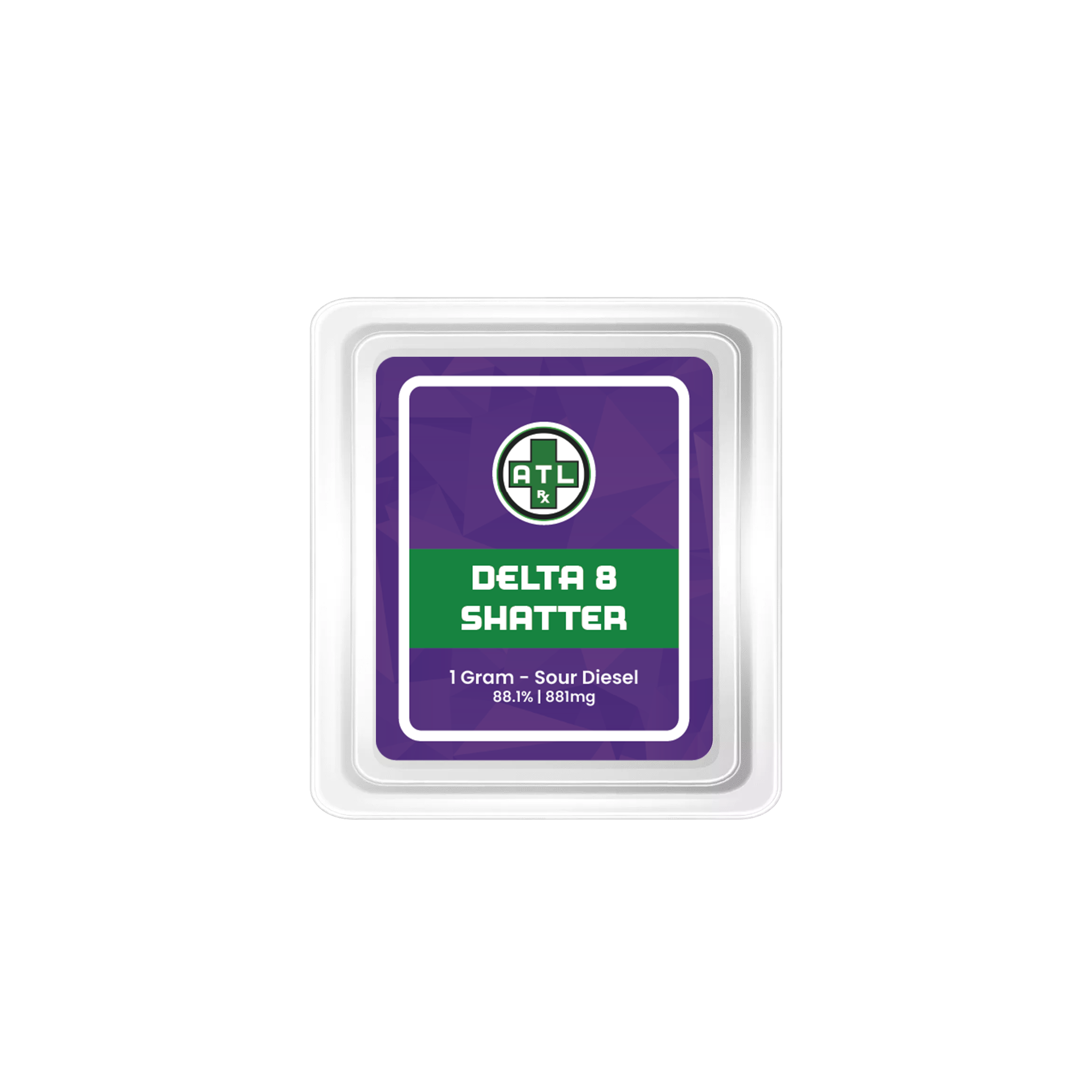 ATLRx Sour Diesel Delta 8 Shatter 1 Gram