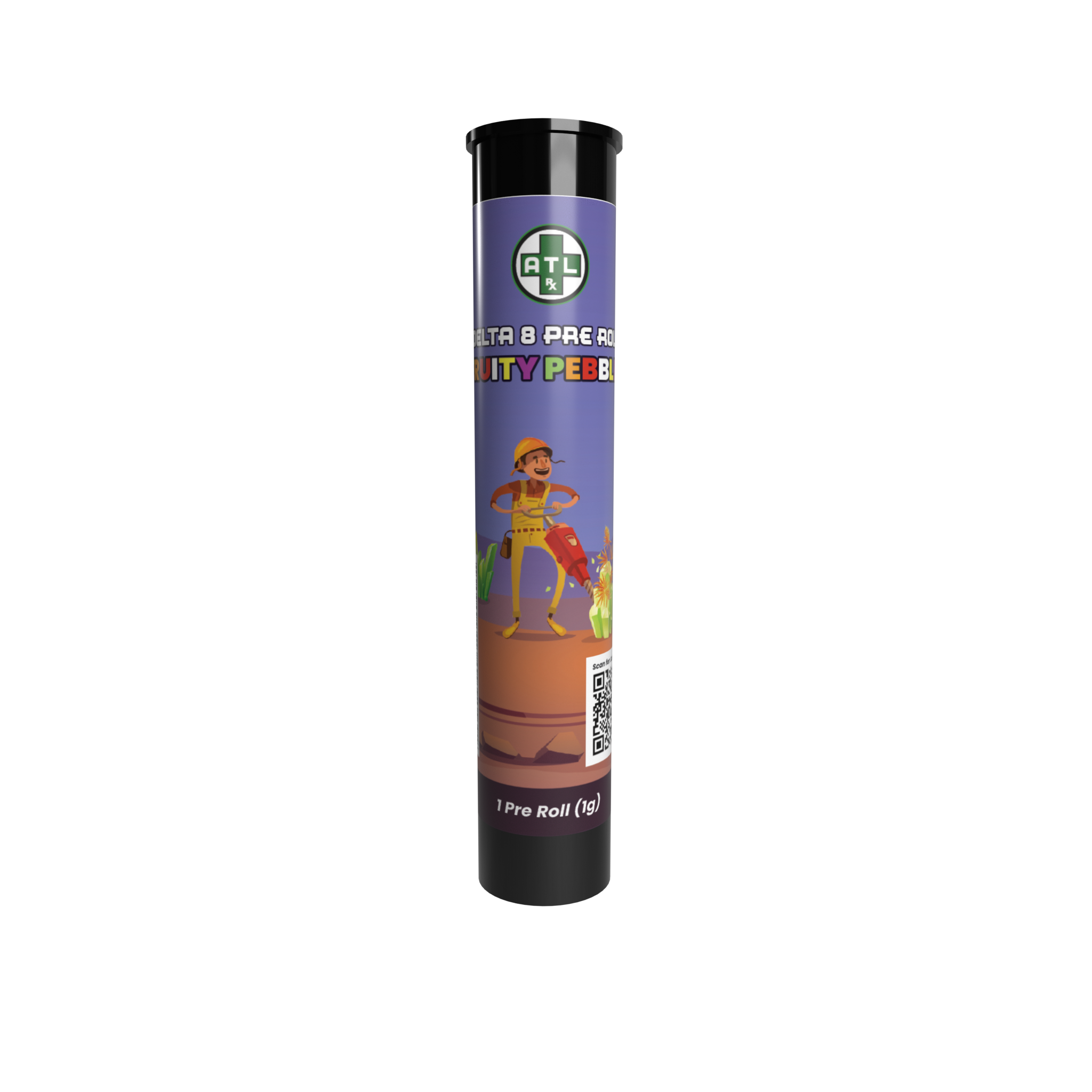 ATLRx Fruity Pebbles Delta 8 Pre Rolls 1 Gram