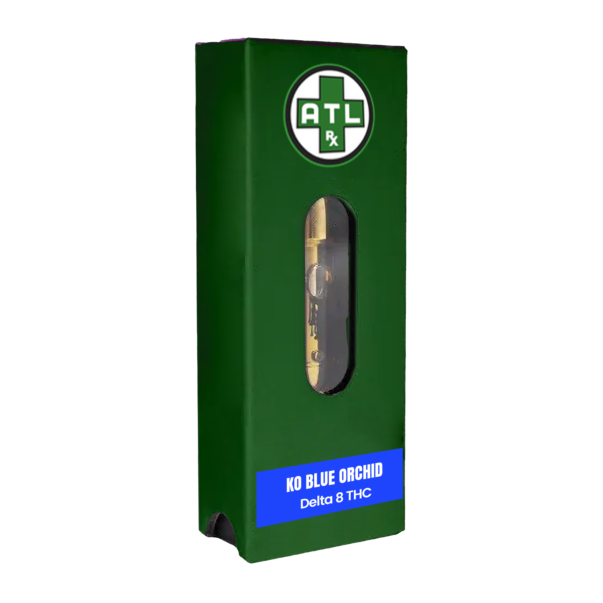 ATLRx KO Blue Orchid Delta 8 THC Vape Carts -- Lab Results