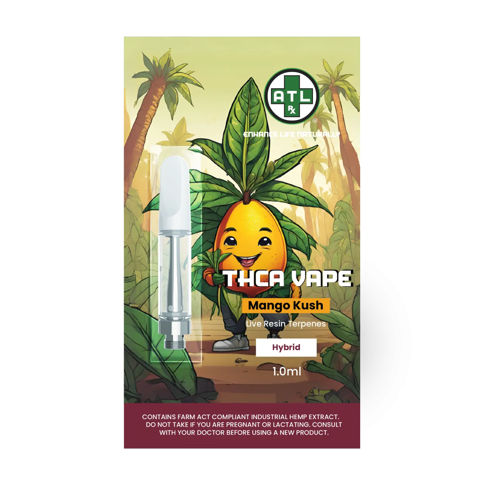 Mango Kush THCa Vape Carts