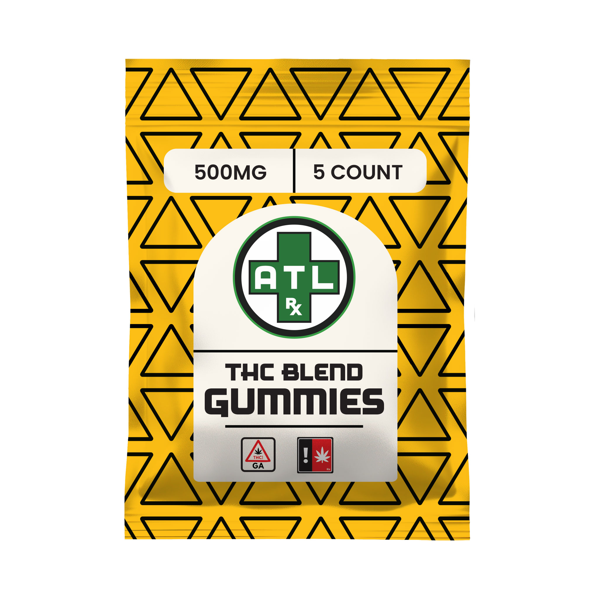 ATLRx THC Blend Gummies 500mg View 1 -- Lab Results