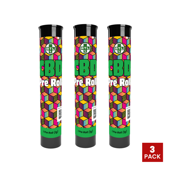 Bubba Kush- CBD Pre Roll- 3 Pack