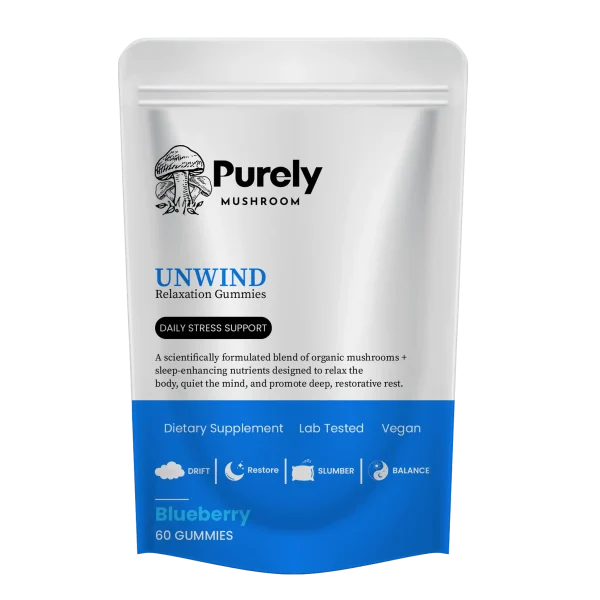 Unwind Gummies by Purely Mushroom