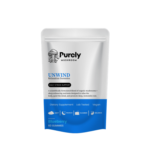 Unwind Gummies by Purely Mushroom