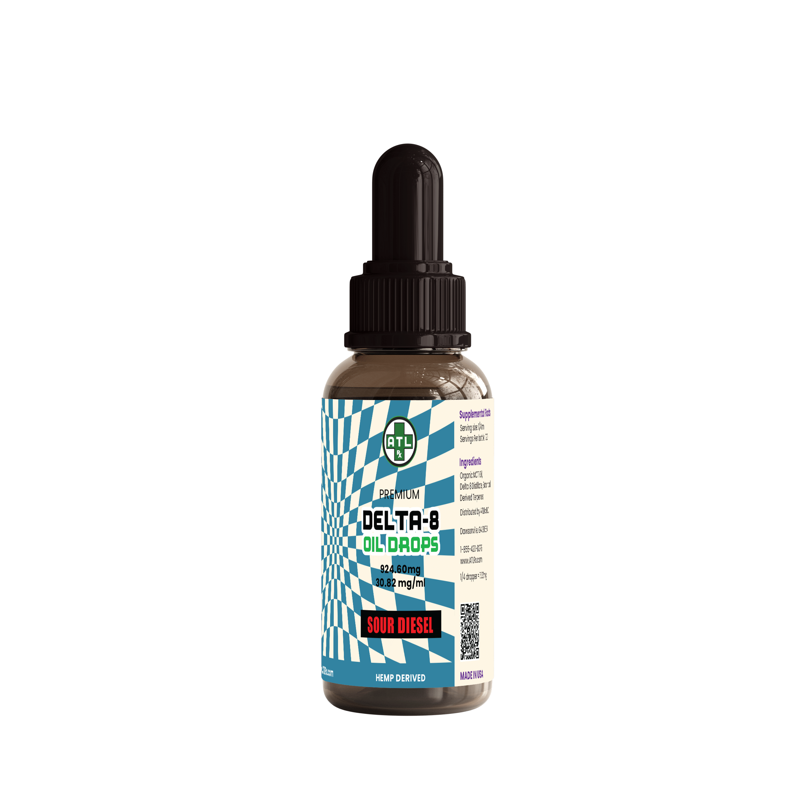ATLRx Sour Diesel Delta 8 Tincture