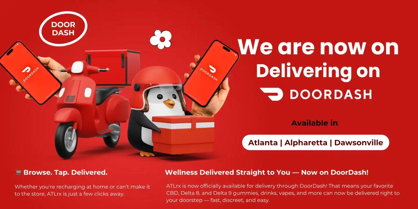 ATLRx Delivered the Cannabis products on Door Dash