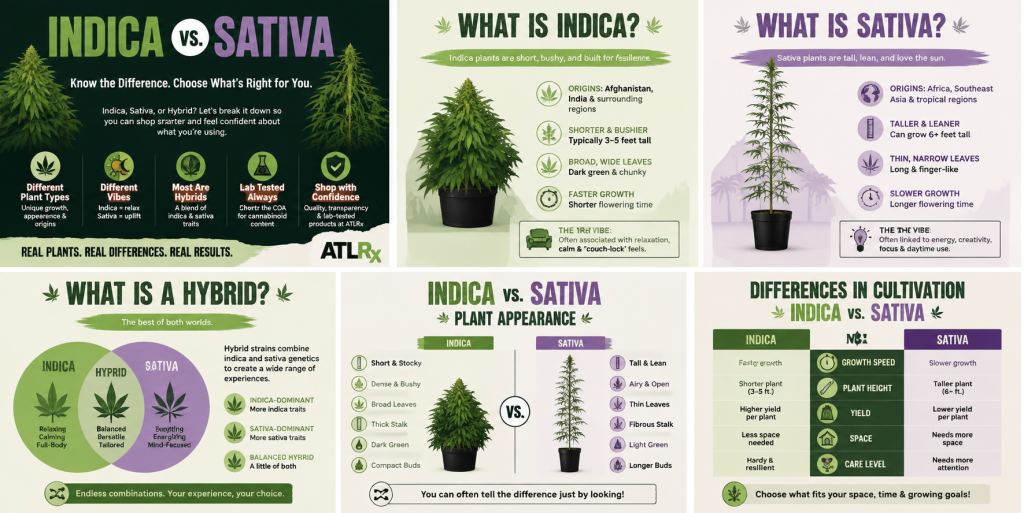 Indica vs sativa