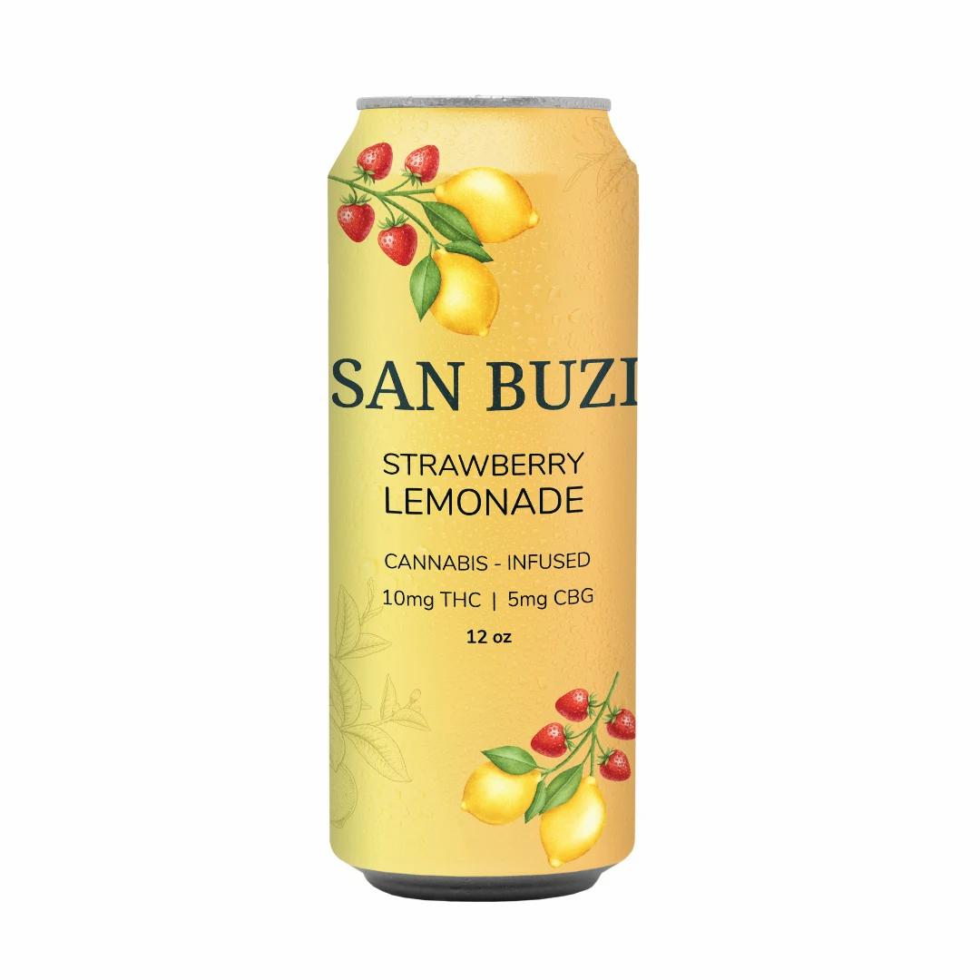 San Buzi Strawberry Lemonade - 4 Pack