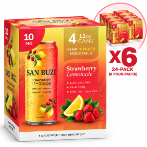 San Buzi Strawberry Lemonade - 1 Case